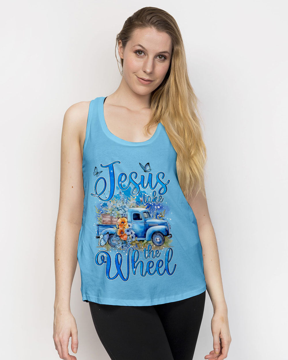 Jesus Take The Wheel Women's All Over Print Shirt - Tyqy0405242, easychoo.com