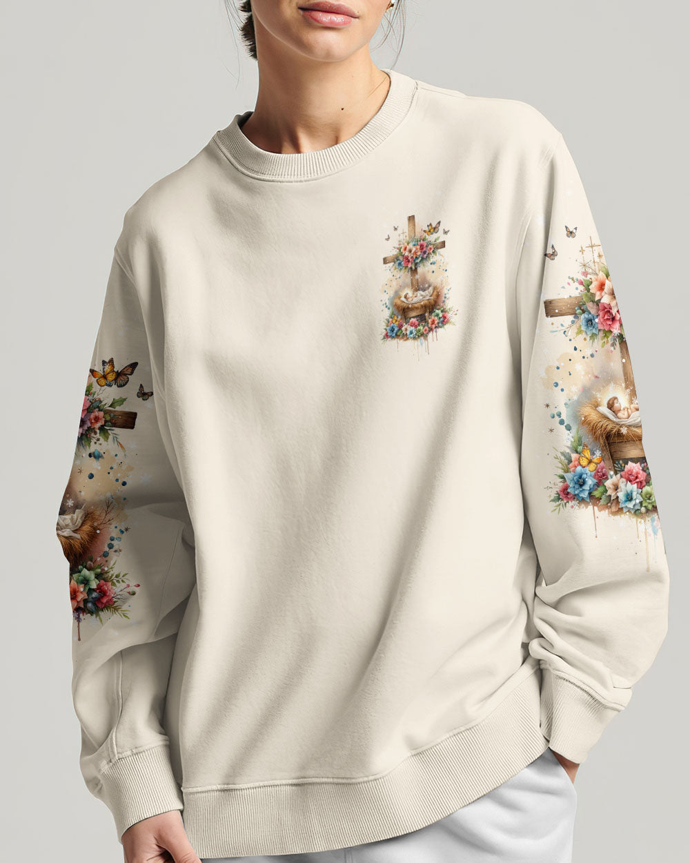 Jesus The Reason Floral Christmas Women's All Over Print Shirt - Tltr1111232, easychoo.com