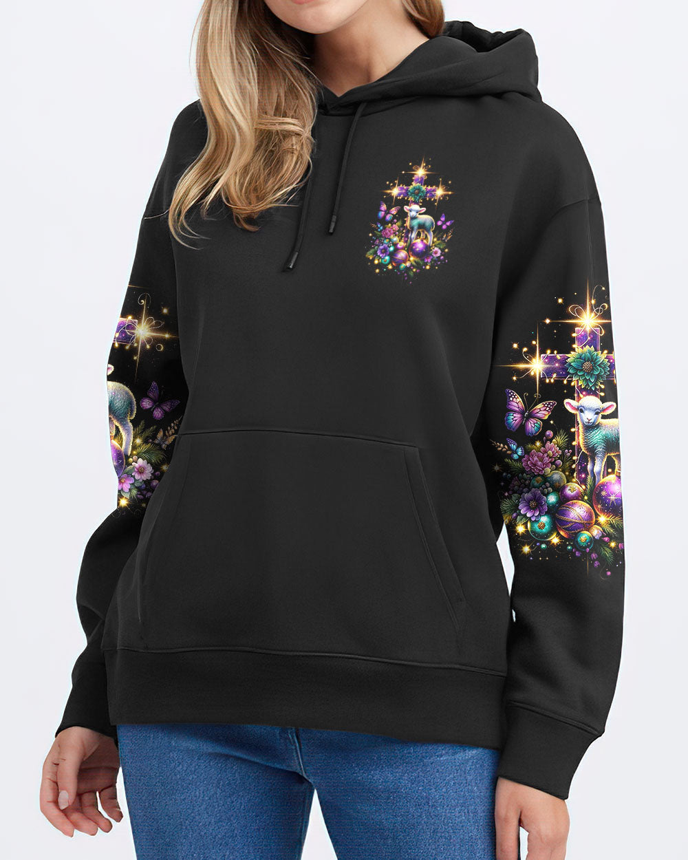 Jesus The Reason Lamb Christmas Women's All Over Print Shirt - Tlnz1411232, easychoo.com