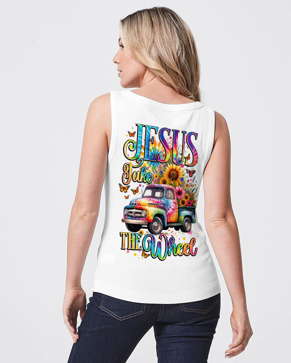 Jesus Take The Wheel Women's All Over Print Shirt - Tytd1611231, easychoo.com