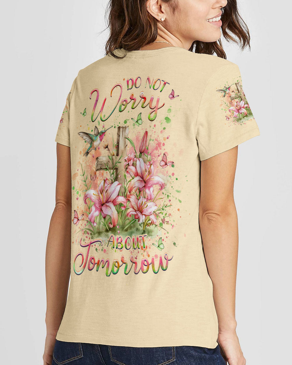 Do Not Worry About Tomorrow Women's All Over Print Shirt - Yhlt0503243, easychoo.com