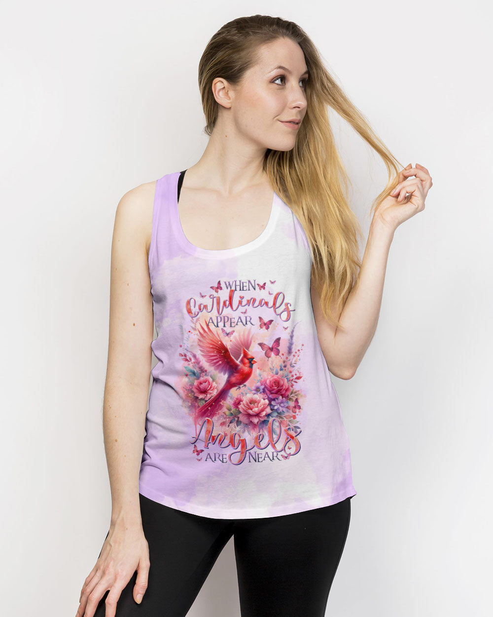 When Cardinals Appear Angels Are Near Women's All Over Print Shirt - Tltr1512232, easychoo.com