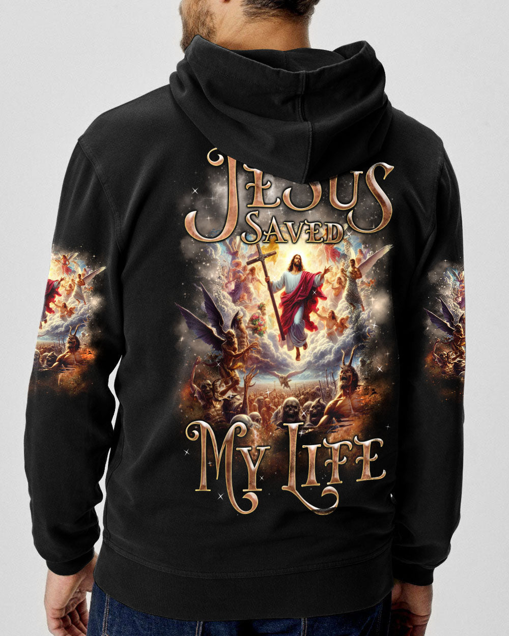 Jesus Saved My Life Men's All Over Print Shirt - Tlnz1106242