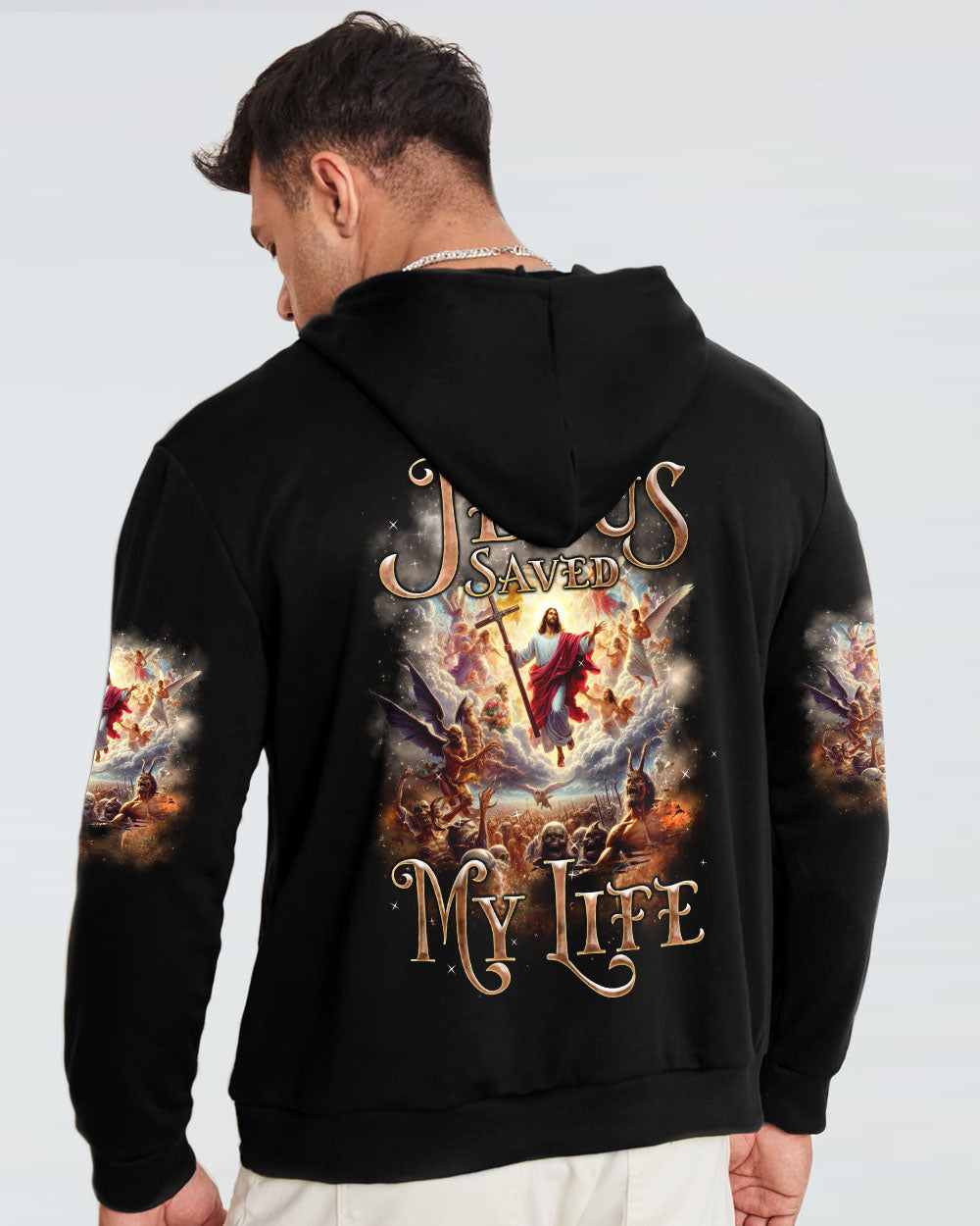 Jesus Saved My Life Men's All Over Print Shirt - Tlnz1106242