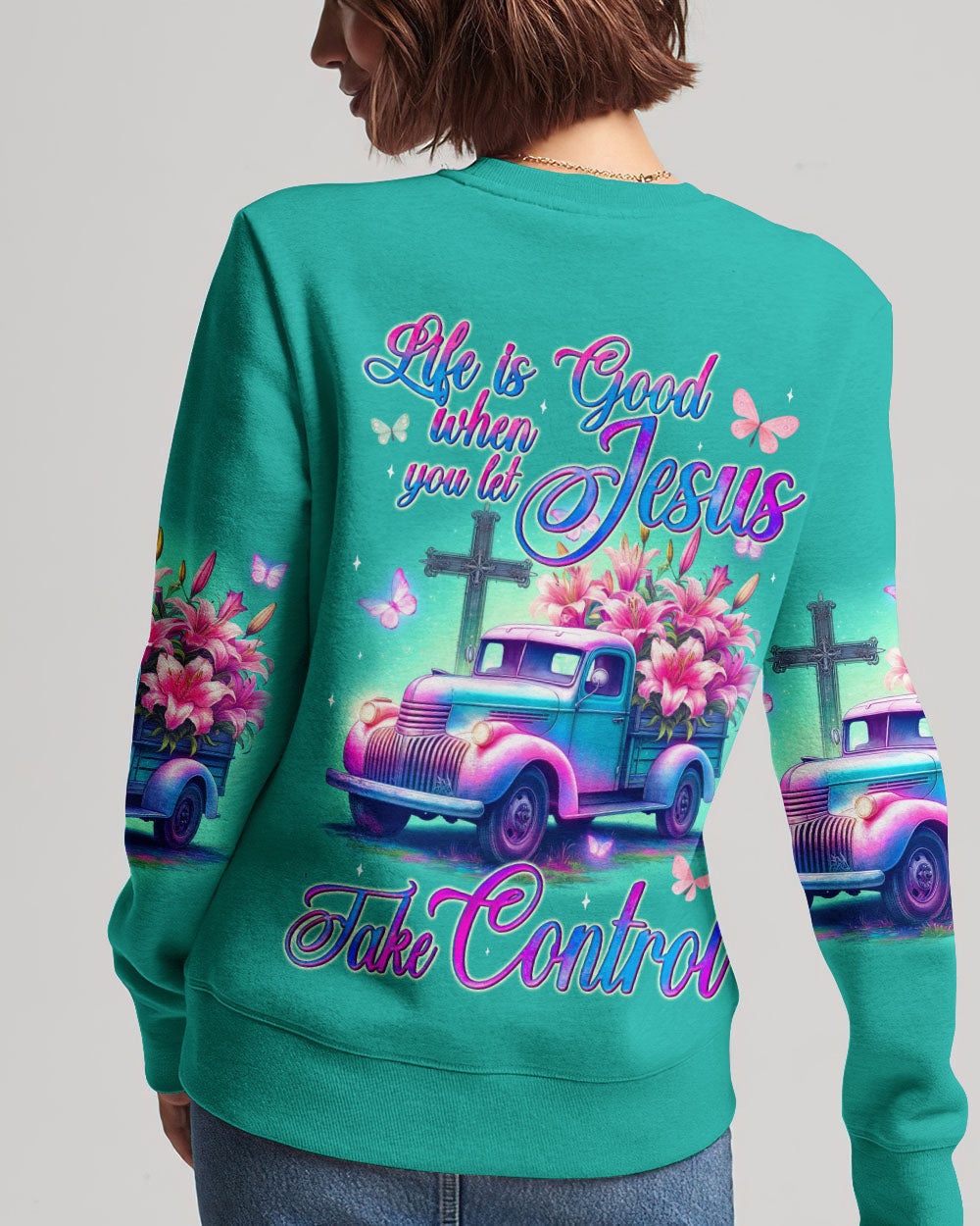 Jesus Take Control Women's All Over Print - Tyqy0705242