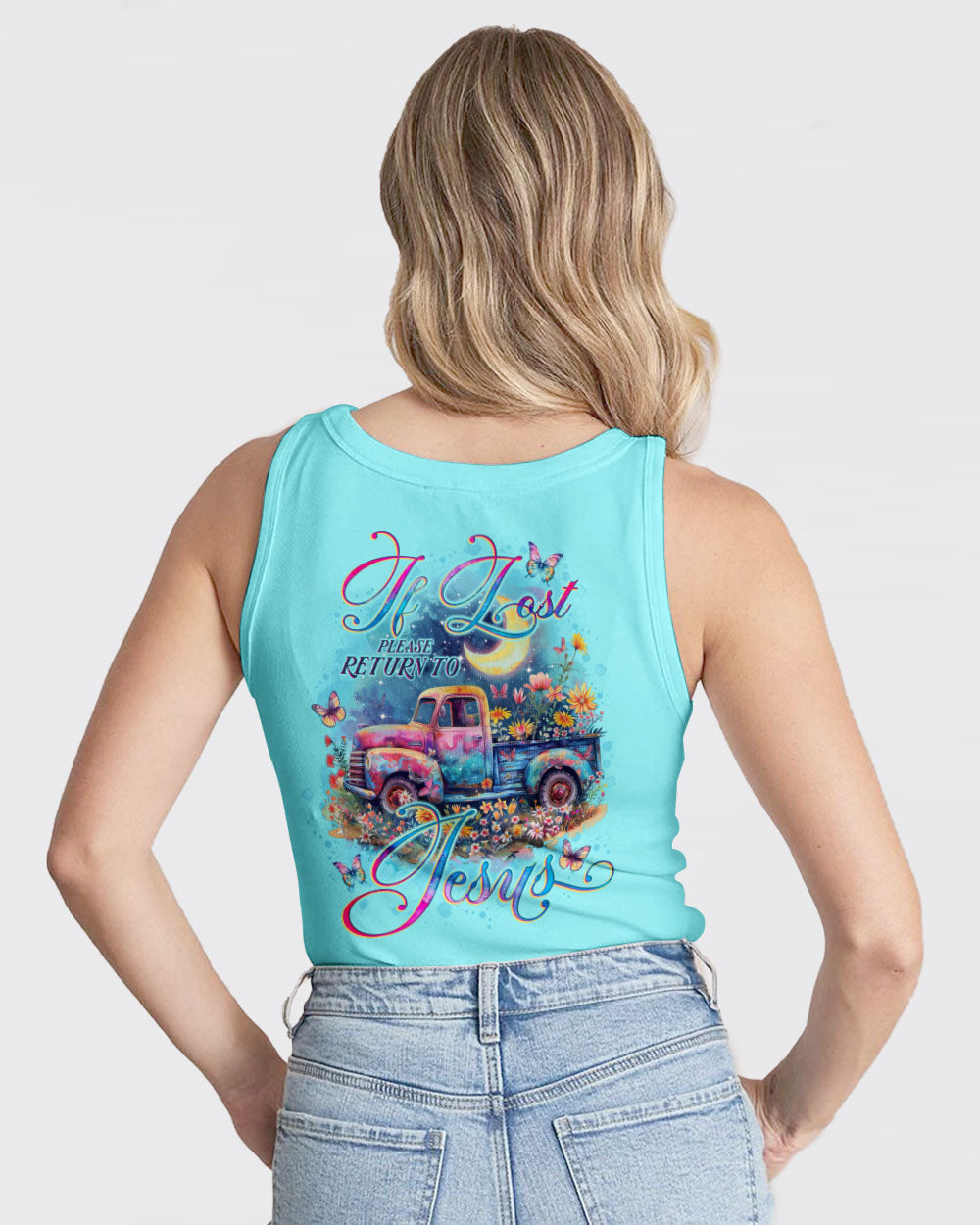 If Lost Please Return To Jesus Truck Women's All Over Print Shirt - Tlno0504244