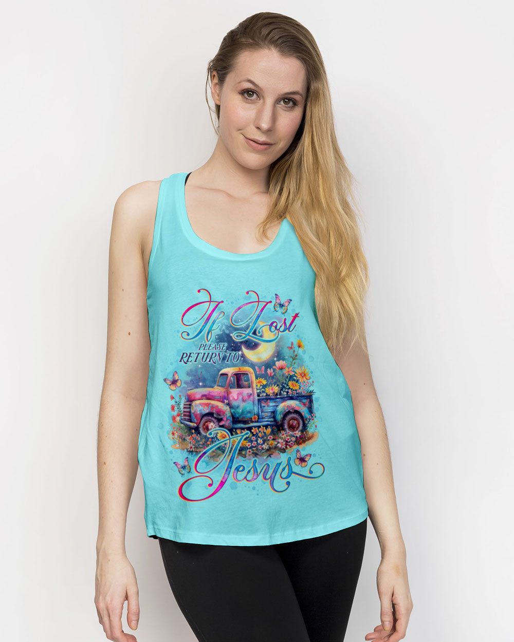 If Lost Please Return To Jesus Truck Women's All Over Print Shirt - Tlno0504244