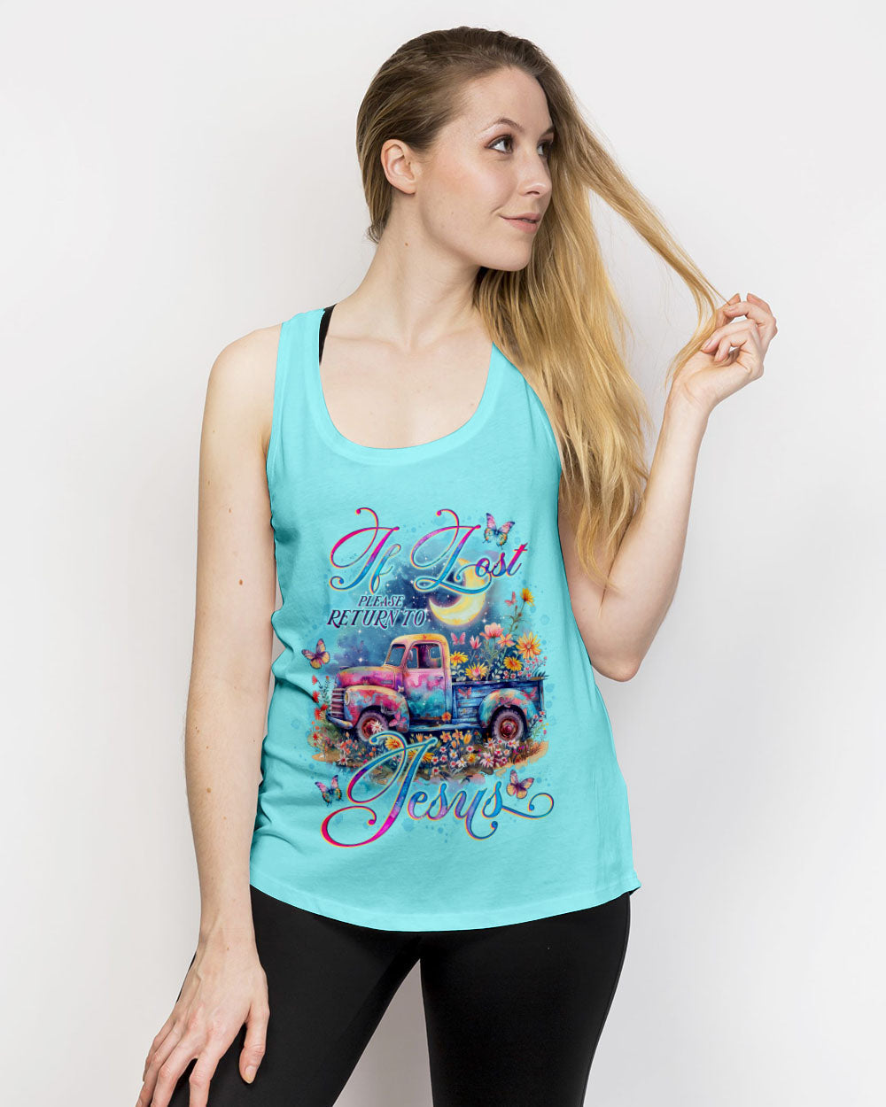 If Lost Please Return To Jesus Truck Women's All Over Print Shirt - Tlno0504244
