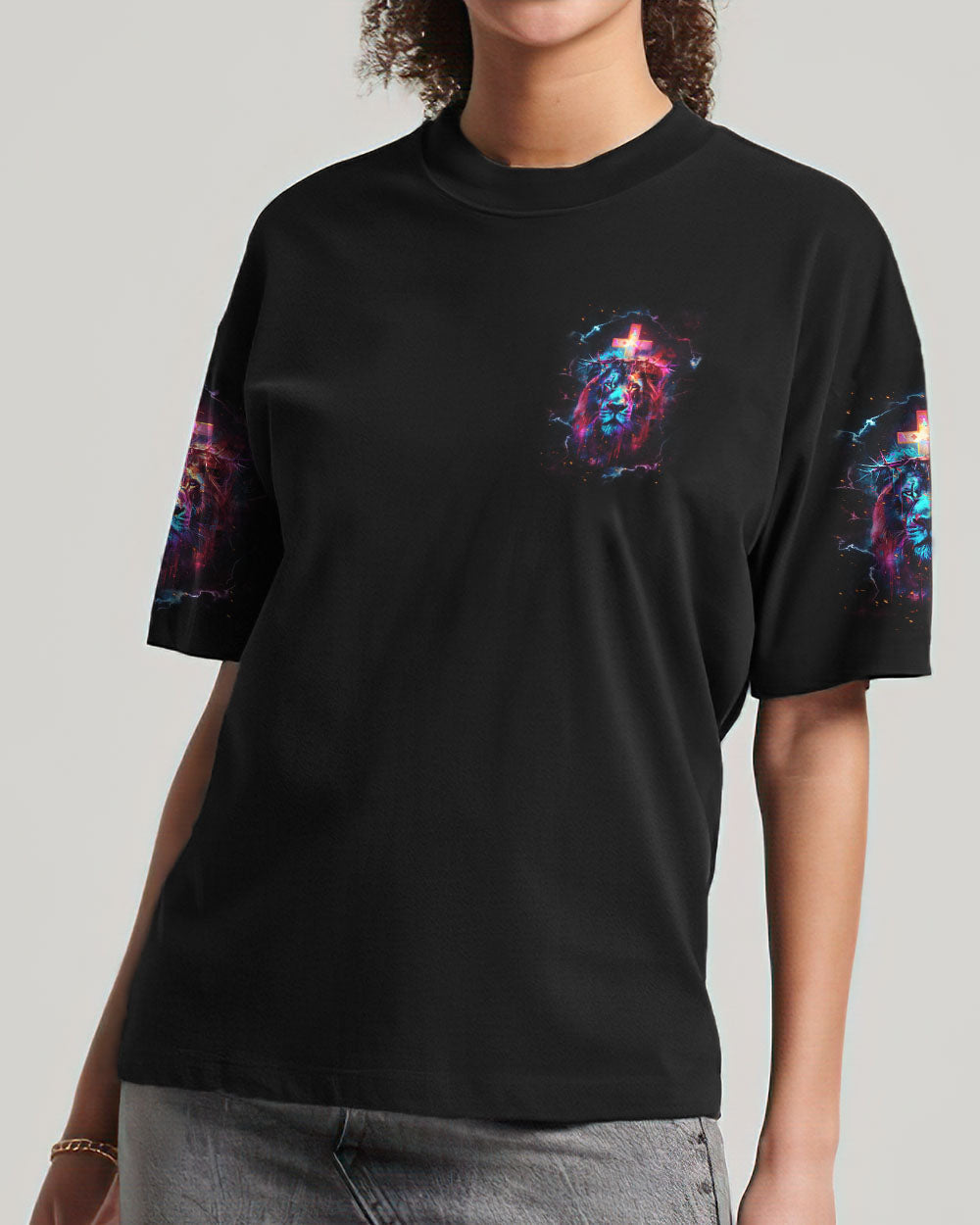 You Can't Break A Woman Lion Women's All Over Print Shirt - Tlpq1204241