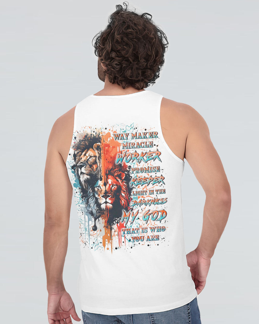 Way Maker Miracle Worker Cross Lion Men's All Over Print Shirt - Yhln0705241