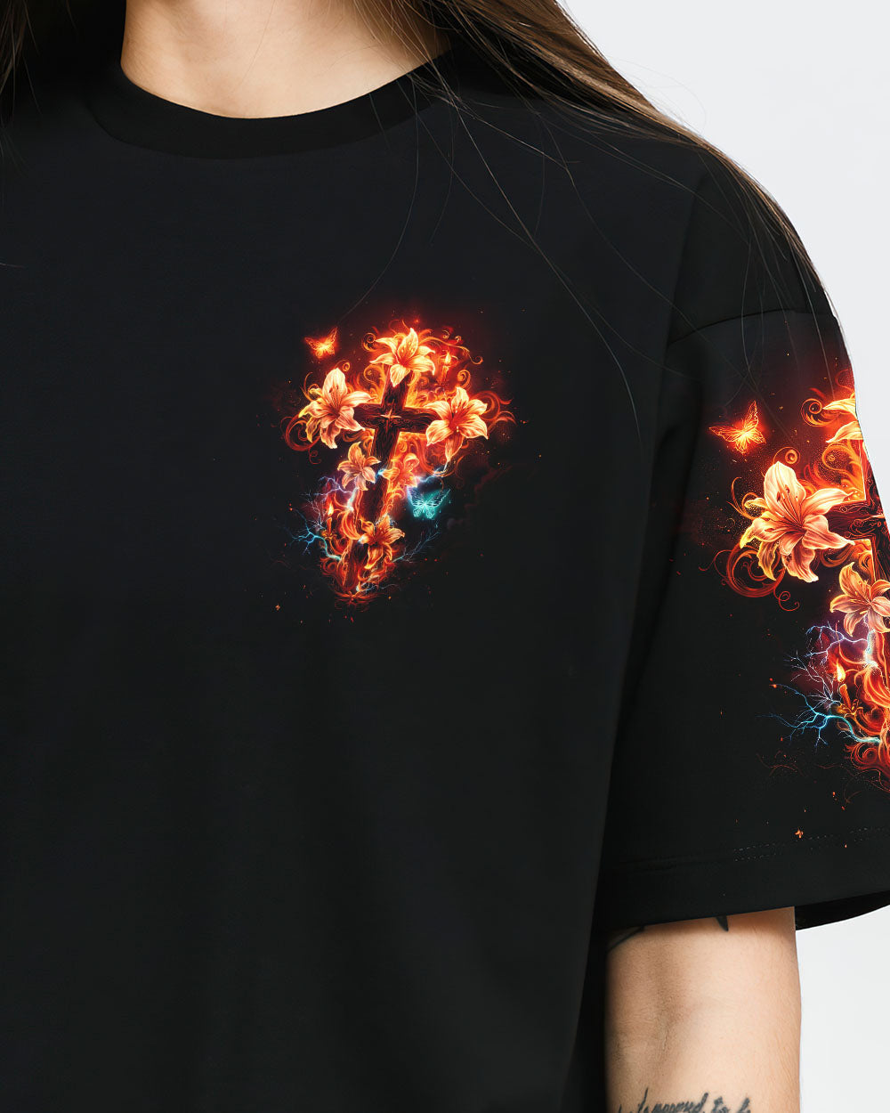 Even In Darkness I See His Light Women's All Over Print Shirt - Ty2504242
