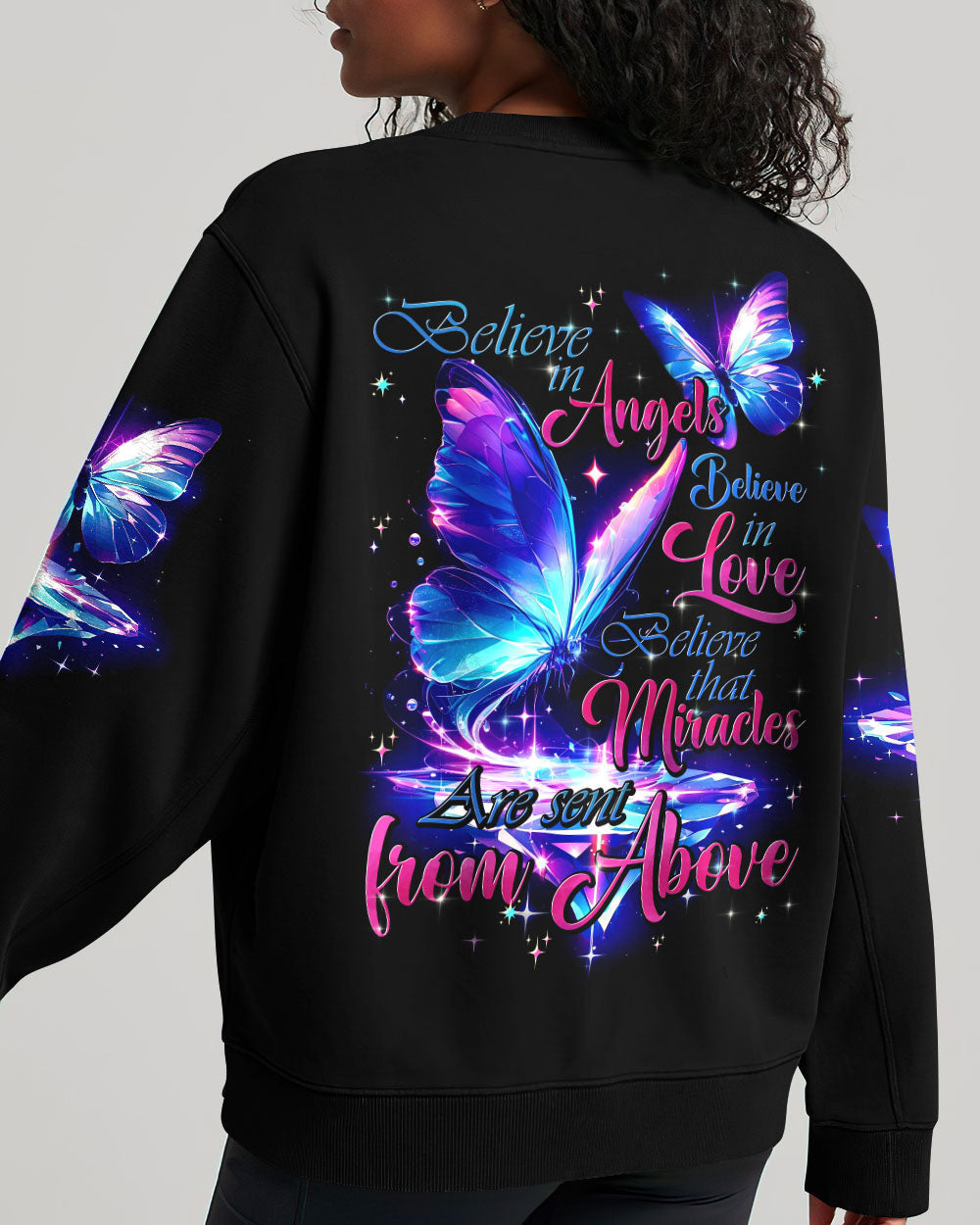 Believe That Miracles Are Sent From Above Women's All Over Print Shirt - Tytd1904241