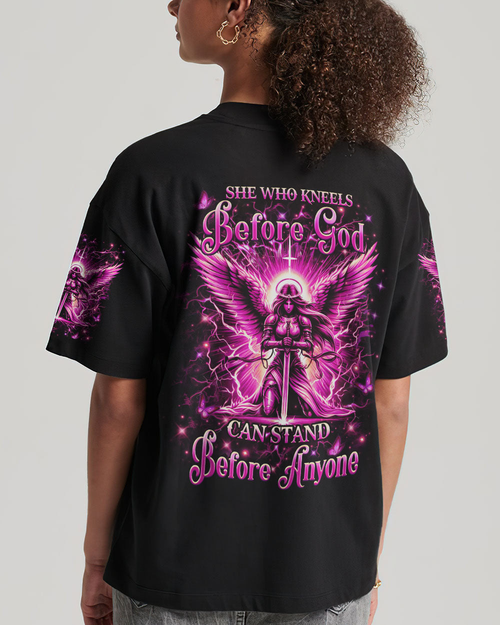 She Who Kneels Before God Women's All Over Print Shirt - Yhhn2204242