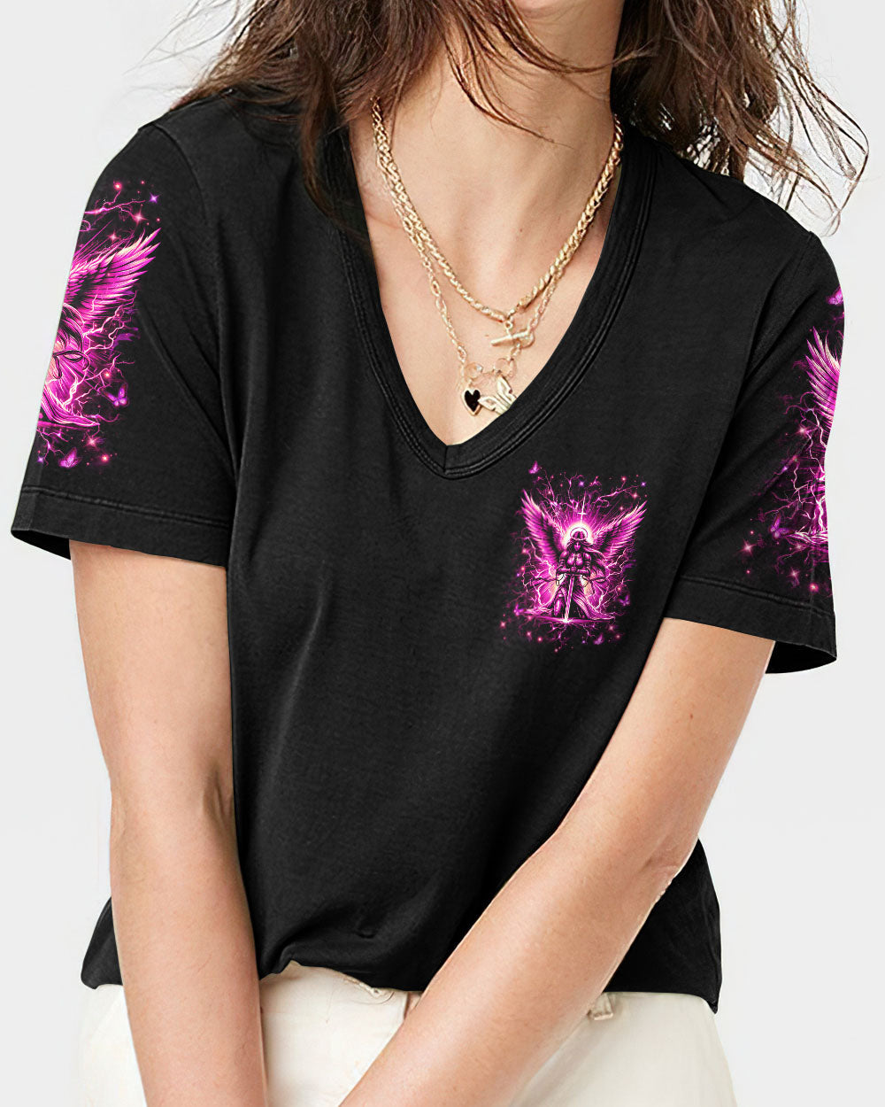 She Who Kneels Before God Women's All Over Print Shirt - Yhhn2204242