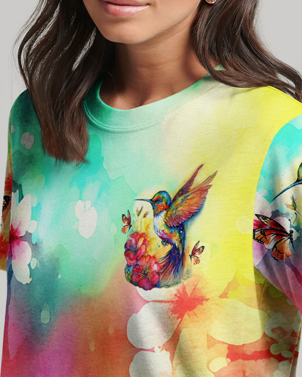 Your Wings Were Ready Hummingbird Women's All Over Print Shirt - Tlno0709234, easychoo.com