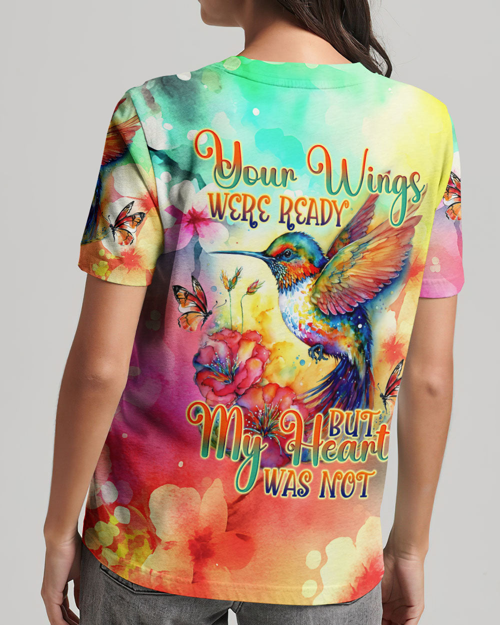 Your Wings Were Ready Hummingbird Women's All Over Print Shirt - Tlno0709234, easychoo.com
