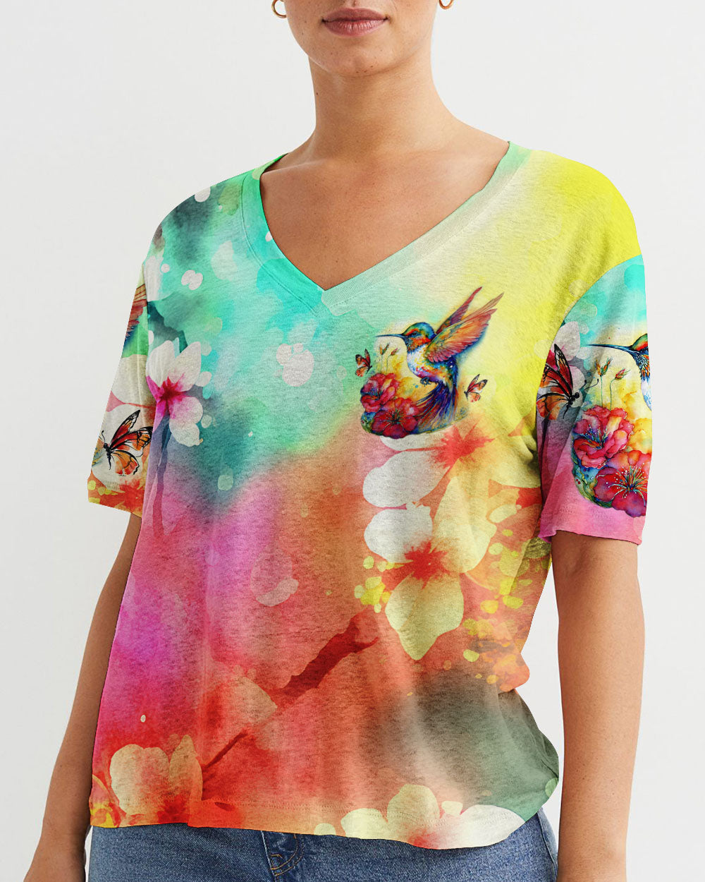 Your Wings Were Ready Hummingbird Women's All Over Print Shirt - Tlno0709234, easychoo.com