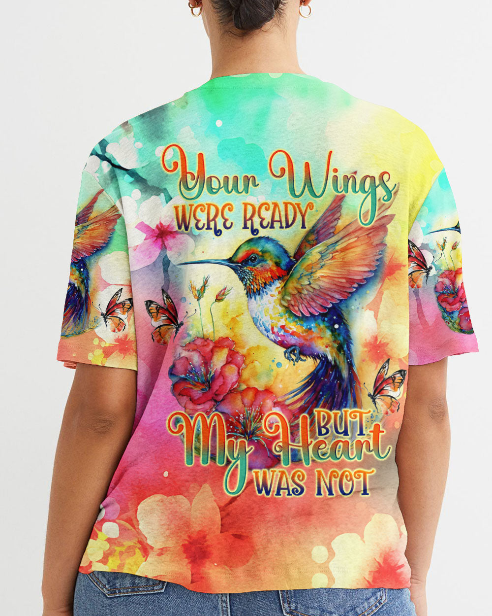 Your Wings Were Ready Hummingbird Women's All Over Print Shirt - Tlno0709234, easychoo.com