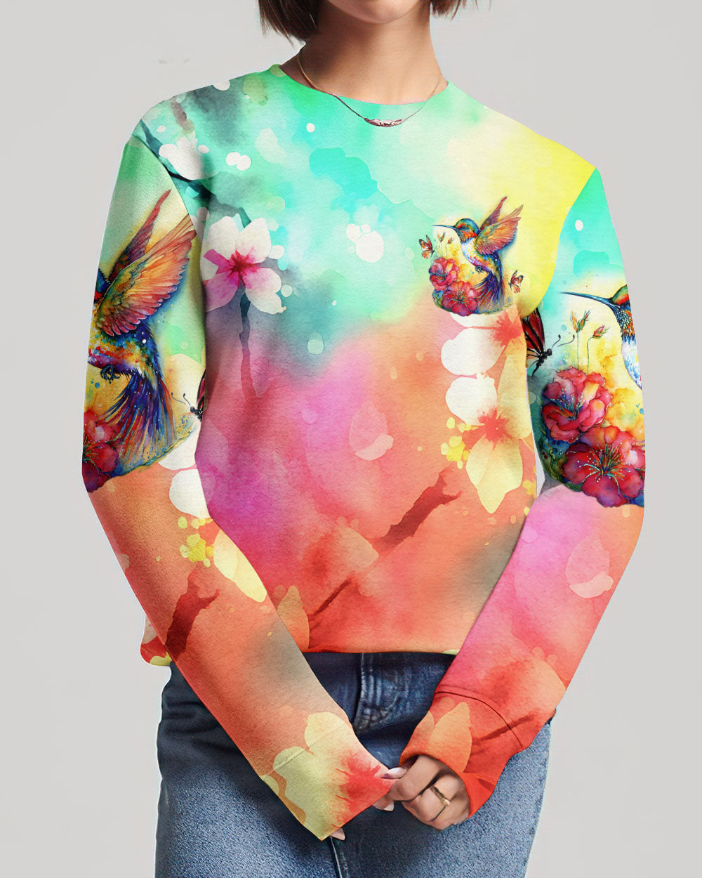 Your Wings Were Ready Hummingbird Women's All Over Print Shirt - Tlno0709234, easychoo.com