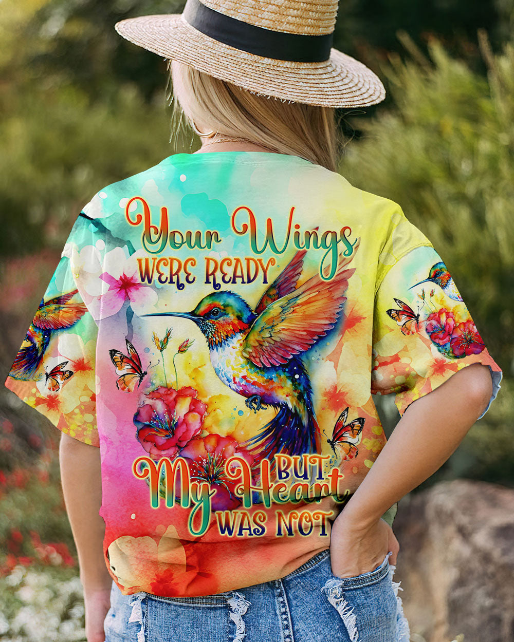 Your Wings Were Ready Hummingbird Women's All Over Print Shirt - Tlno0709234, easychoo.com