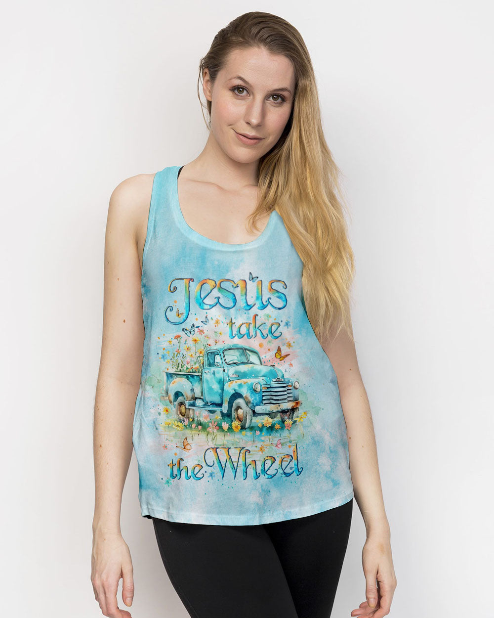 Jesus Take The Wheel Women's All Over Print Shirt - Yhlt2105242