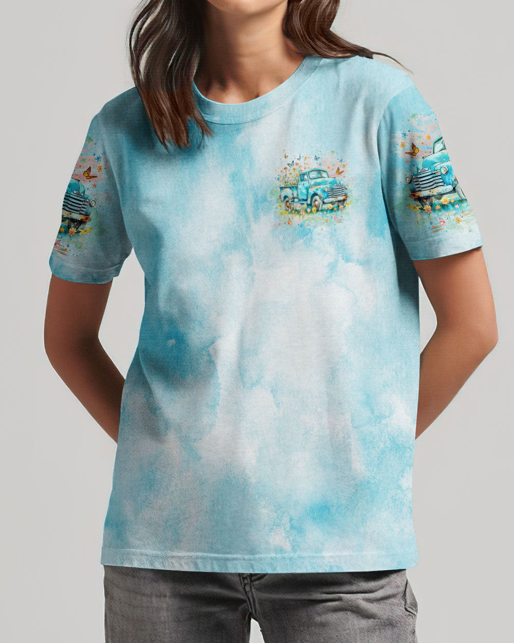Jesus Take The Wheel Women's All Over Print Shirt - Yhlt2105242
