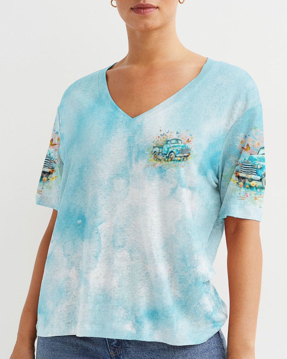 Jesus Take The Wheel Women's All Over Print Shirt - Yhlt2105242