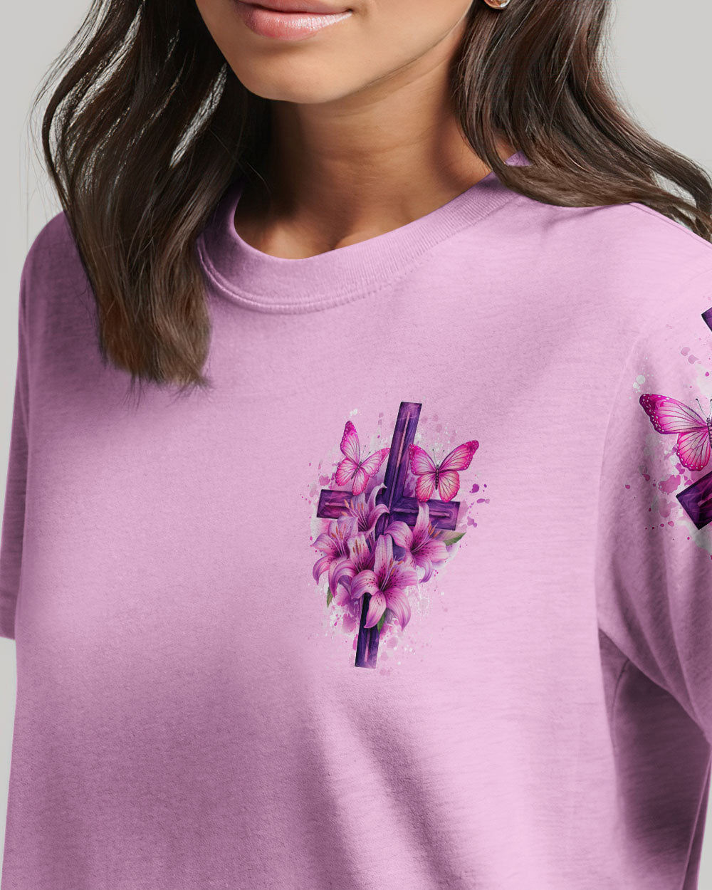 I Didn't Get Lucky I Prayed A Lot Women's All Over Print Shirt - Tytd0705241