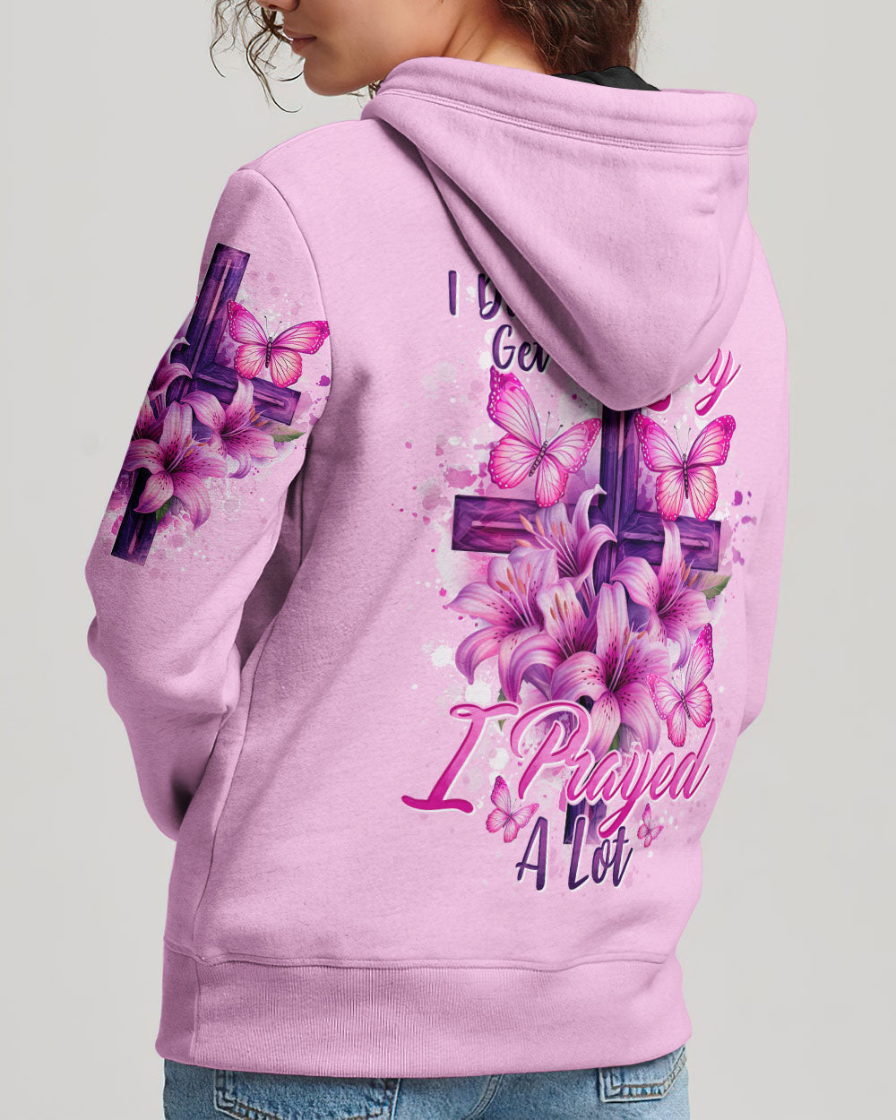 I Didn't Get Lucky I Prayed A Lot Women's All Over Print Shirt - Tytd0705241