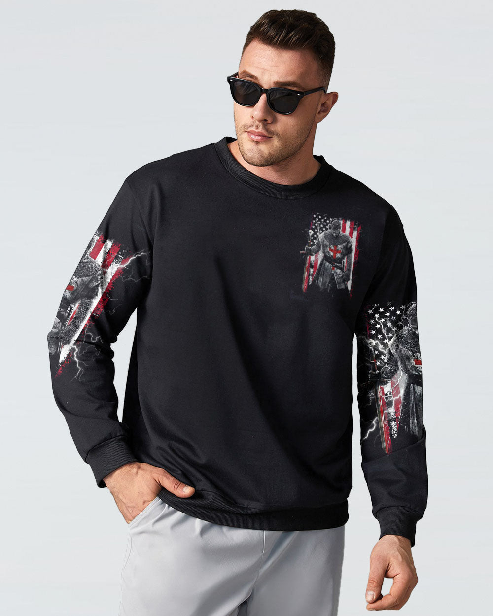 A Christian Man Without Prayer Warrior Men's All Over Print Shirt - Tlno0805244, easychoo.com