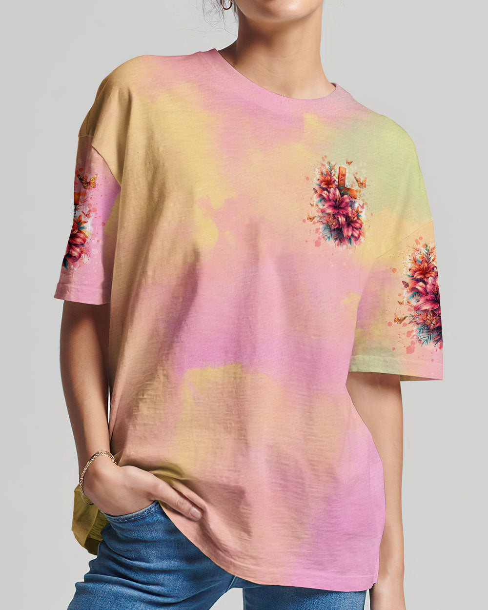 A Day Without Prayer Is A Day Without Power Lilies Women's All Over Print Shirt - Tltw2304245, easychoo.com