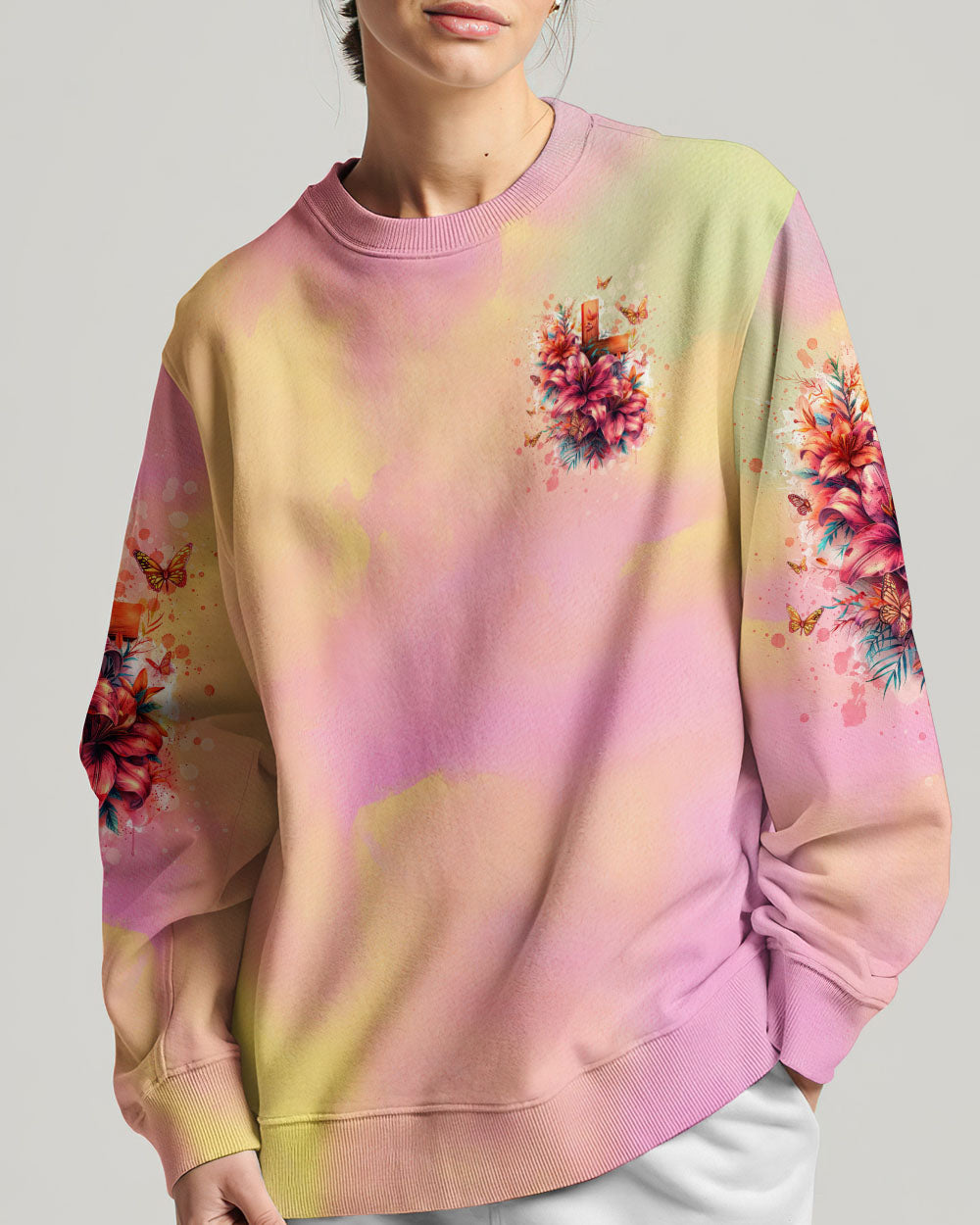 A Day Without Prayer Is A Day Without Power Lilies Women's All Over Print Shirt - Tltw2304245, easychoo.com