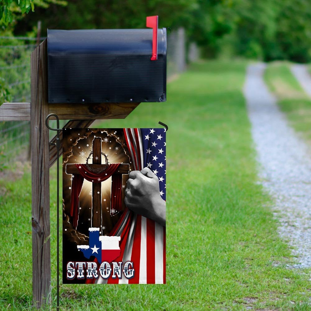 Christian Garden Flags, Texas Strong Flag, Christian House Flags, Christian Cross Flag, Faith Flag, easychoo.com