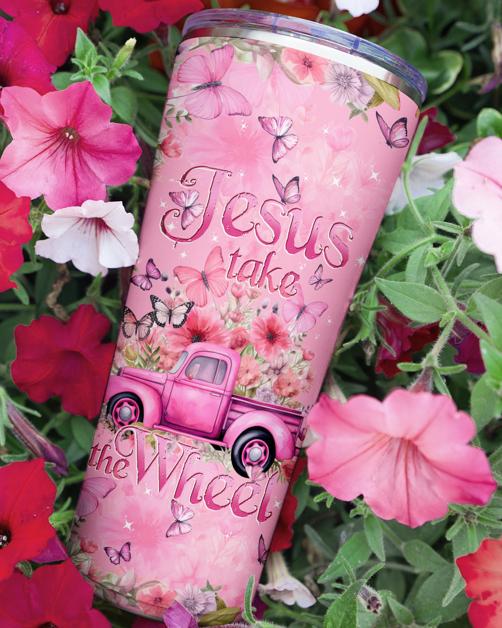 Jesus Take The Wheel Tumbler - Tytd040124, easychoo.com