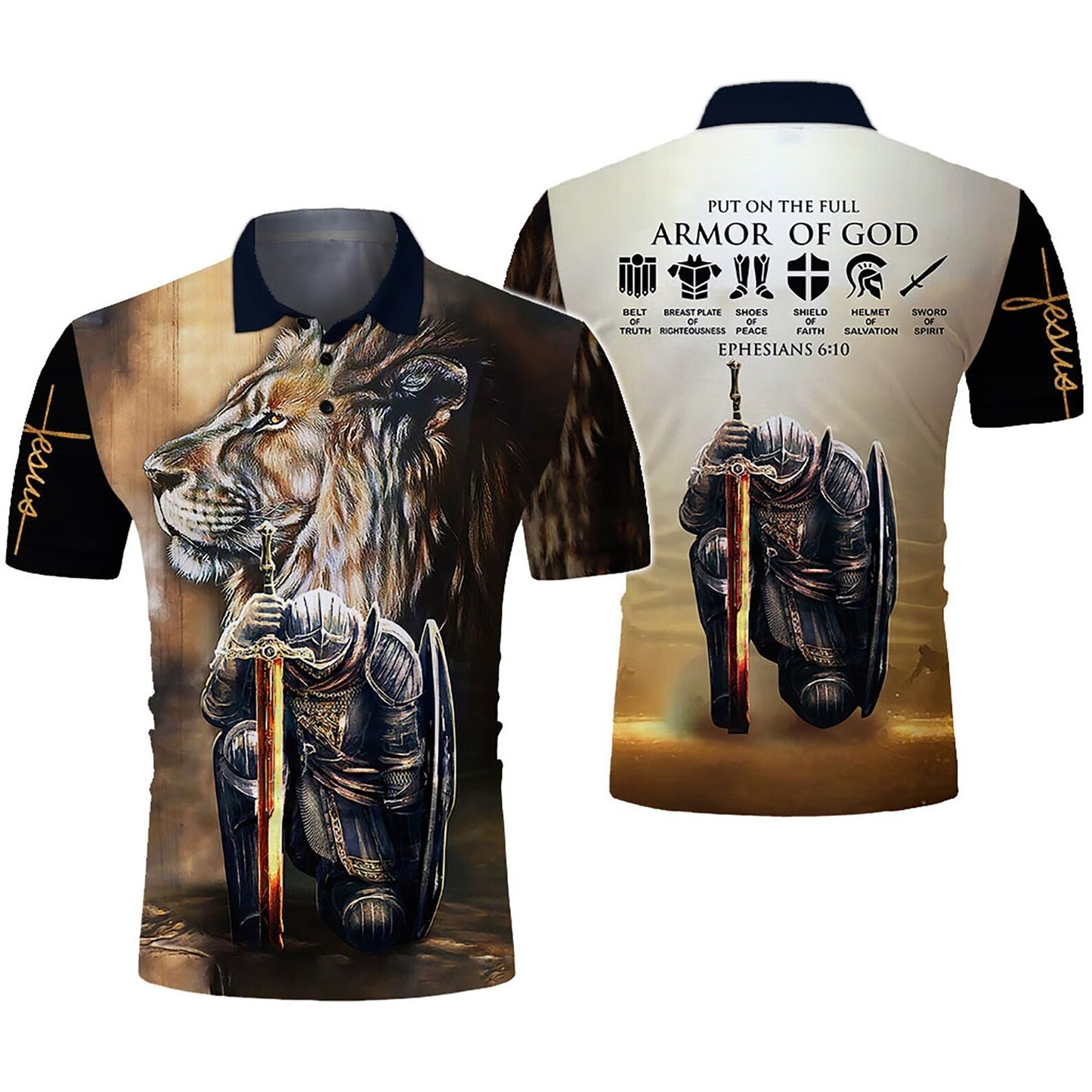 Armor of God Lion & Knight, easychoo.com