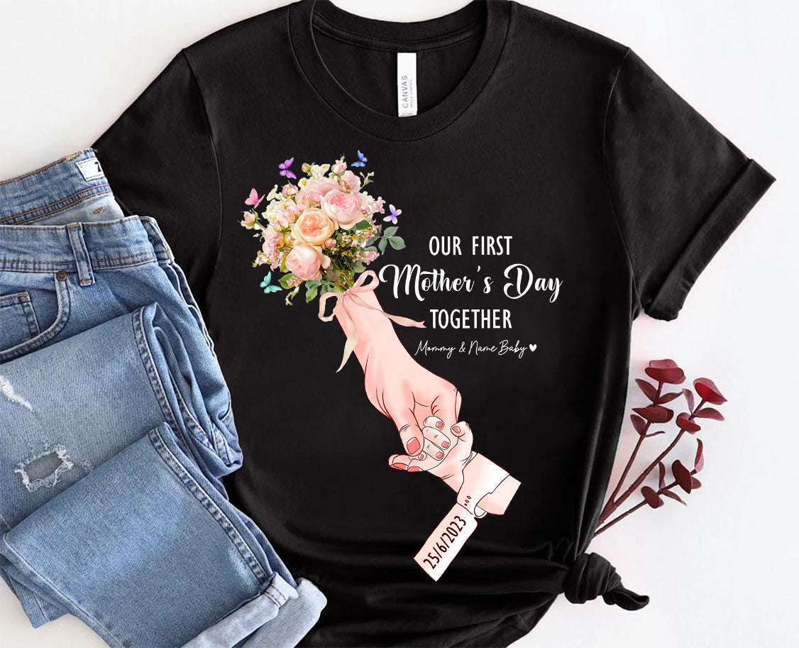 Customize family - Our First Mother's Day Together Tshirt (02), easychoo.com