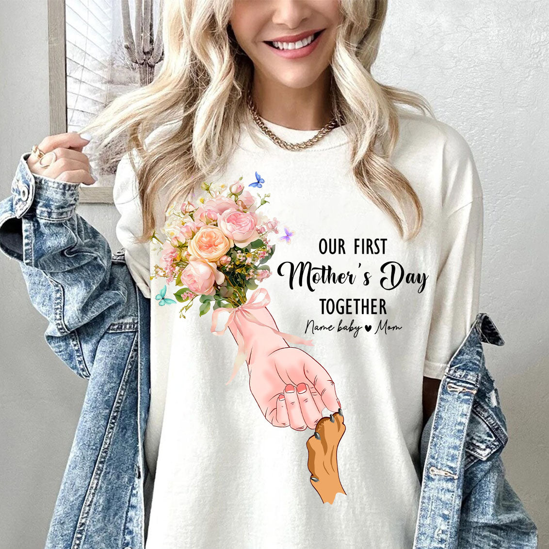 Customize family - Our First Mother's Day Together Tshirt, easychoo.com