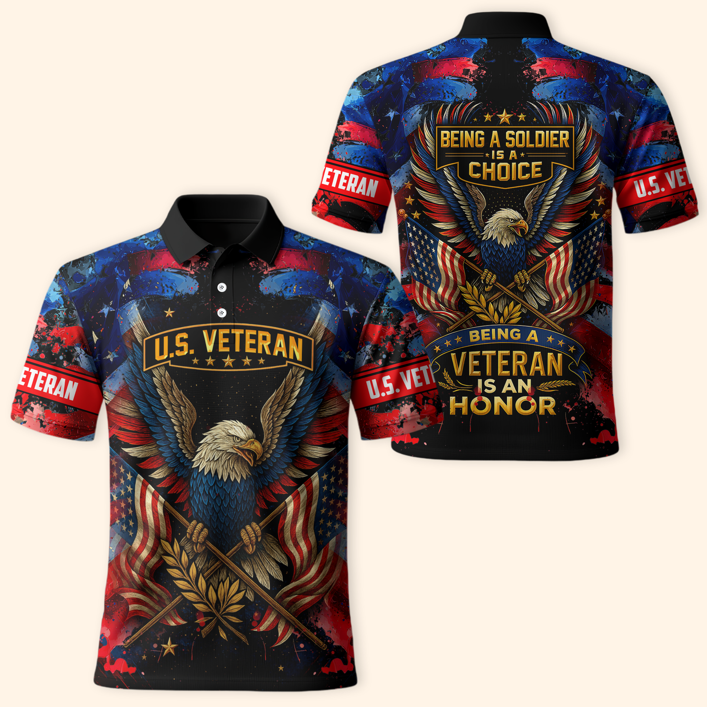 U.S. Veteran Hoodie – Being a Soldier Is a Choice, Being a Veteran Is an Honor Design, easychoo.com