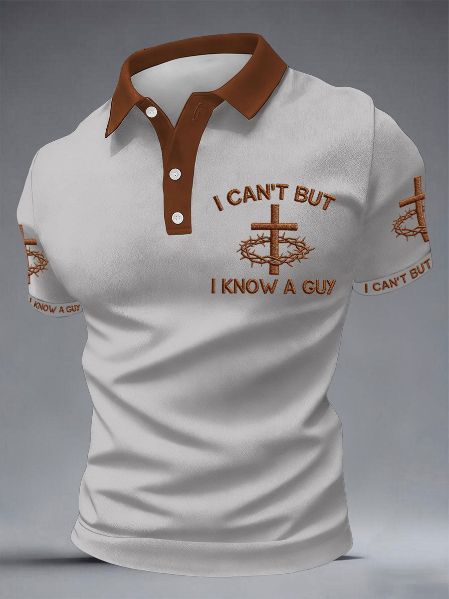 Men's 'I can't but I know a guy' tops