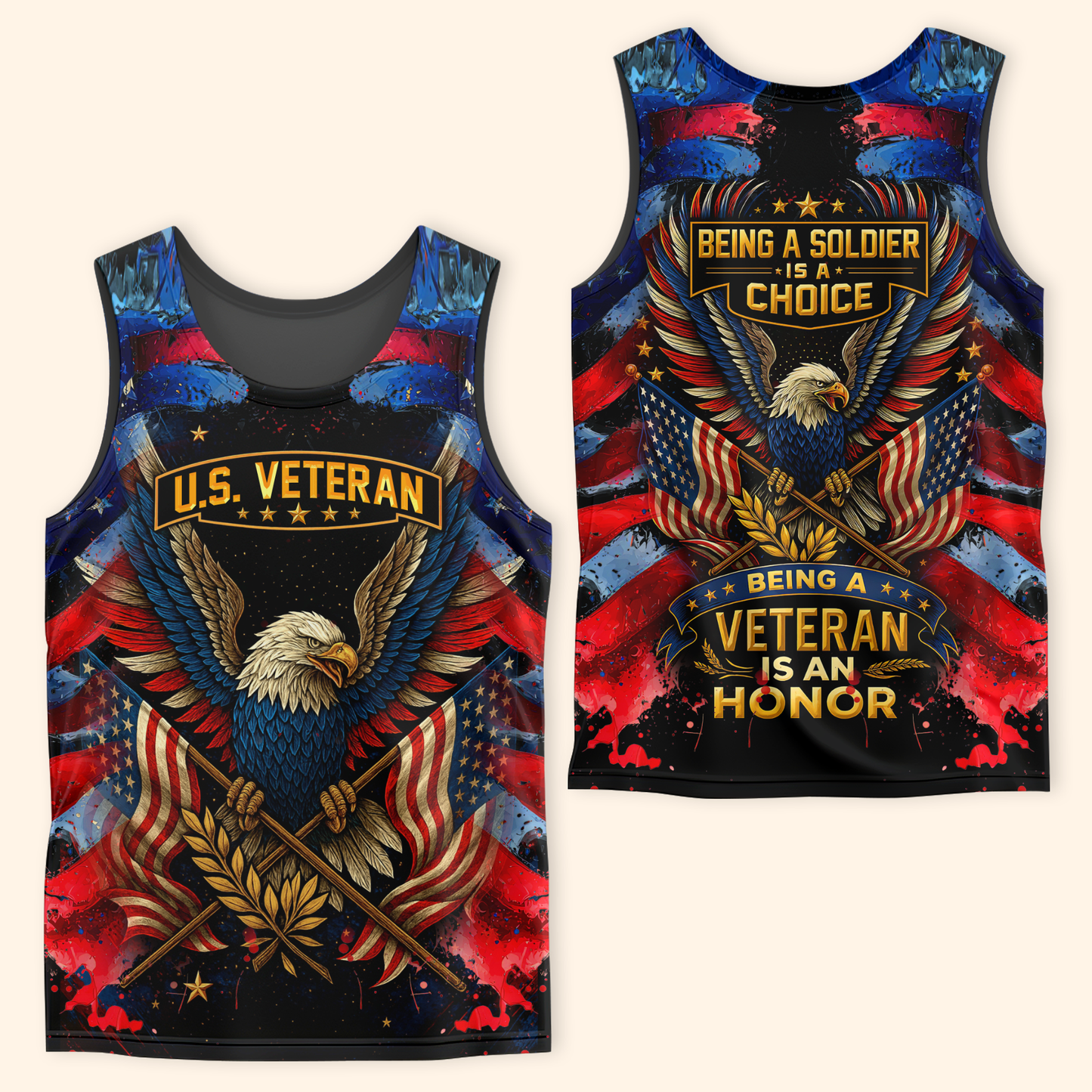 U.S. Veteran Hoodie – Being a Soldier Is a Choice, Being a Veteran Is an Honor Design, easychoo.com