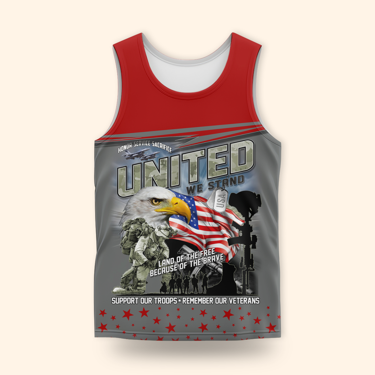 U.S. Veteran Hoodie – United We Stand Support Our Troops Sweatshirt