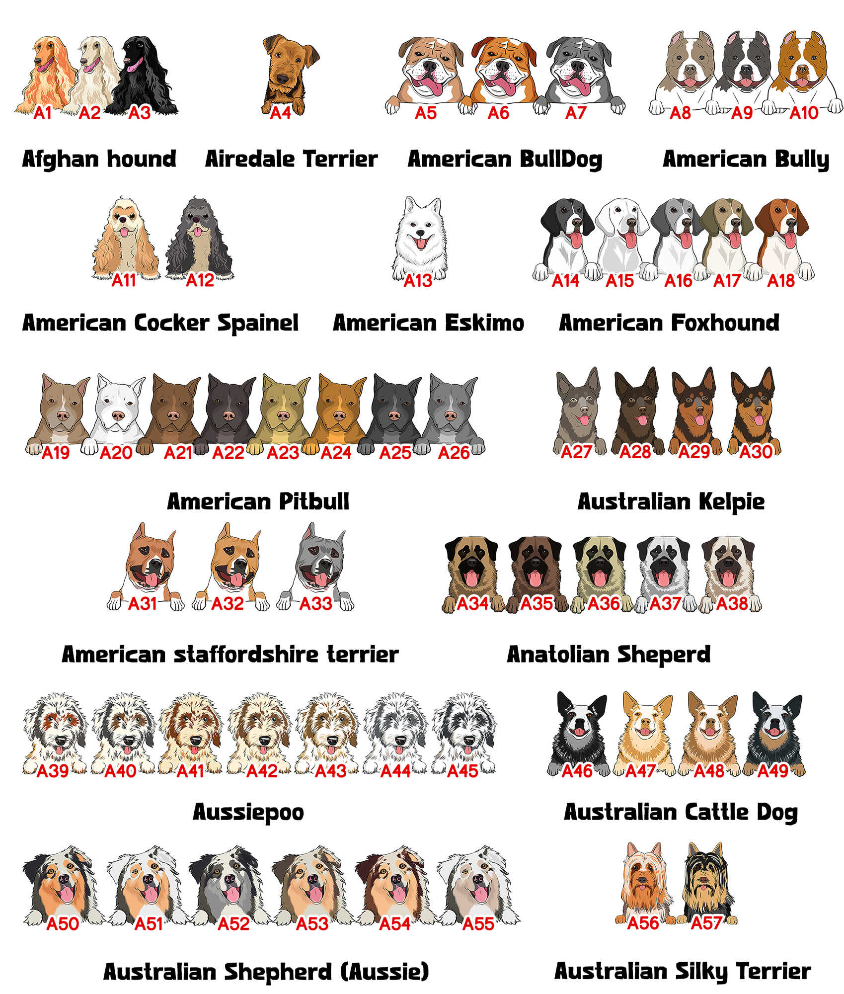 Personalized custom Dog - Apron, easychoo.com