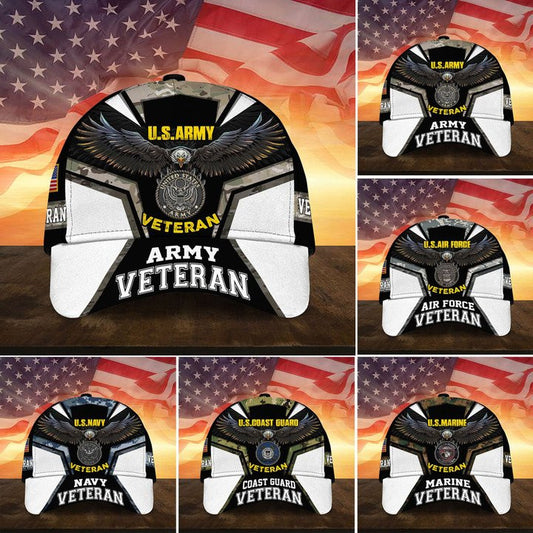 Premium Unique U.S Veteran Cap , Gifts for veterans