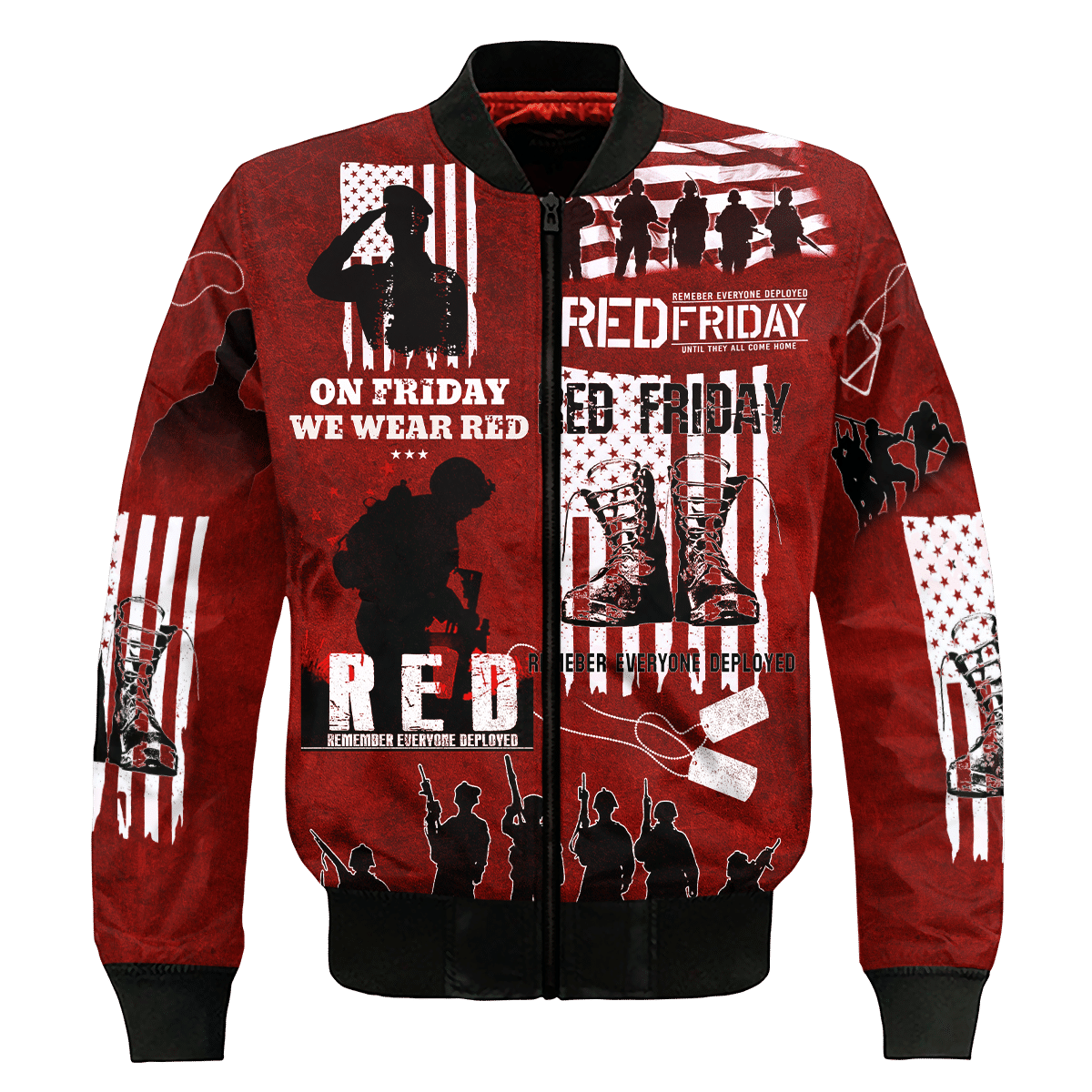 On Friday We Wear Red - Unisex Hawaiian Shirt - Short , Gifts for veterans