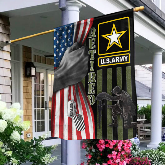 U.S ARMY RETIRED - FLAG 010 , Gifts for veterans