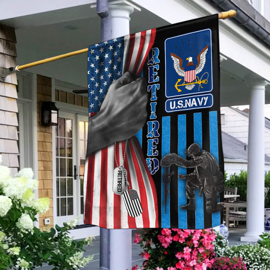 U.S NAVY RETIRED - FLAG 027 , Gifts for veterans