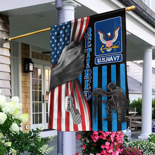 U.S NAVY RETIRED - FLAG 027 , Gifts for veterans
