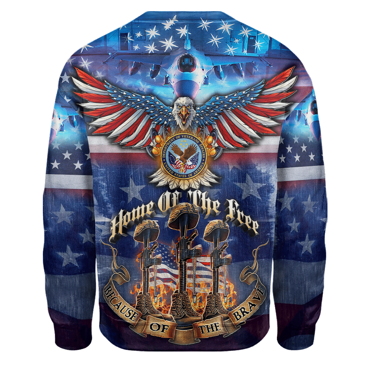 Home Of The Free Because Of The Brave - Unisex Polo Shirt - Short , Gifts for veterans