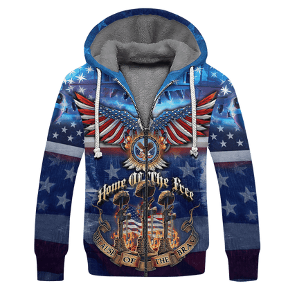 Home Of The Free Because Of The Brave - Unisex Polo Shirt - Short , Gifts for veterans