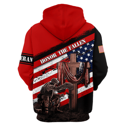 Honor The Fallen - Unisex Polo Shirt - Short , Gifts for veterans